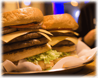 Engelska länkar om hamburgare och restauranger